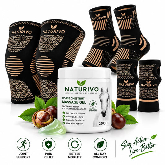 Naturivo Complete Joint Support Bundle + FREE Horse Chestnut Massage Gel
