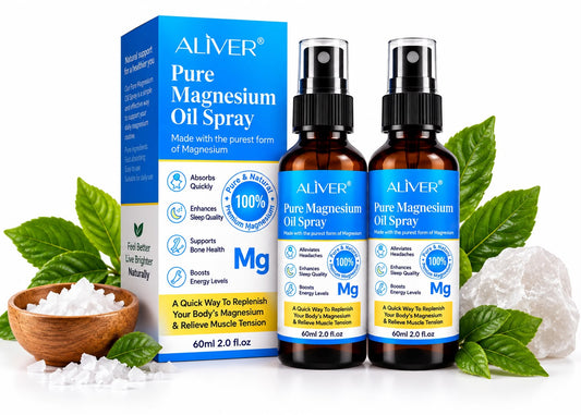 Pure Magnesium Oil Spray 60ml – Buy 1 Get 1 Free | Feet & Body